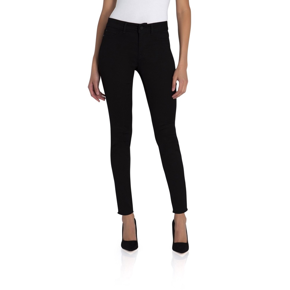 Jordache Women's High Rise Super Skinny Jean Black